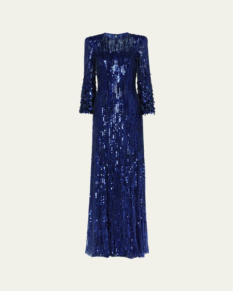 Nymph Sequined Tulle Gown